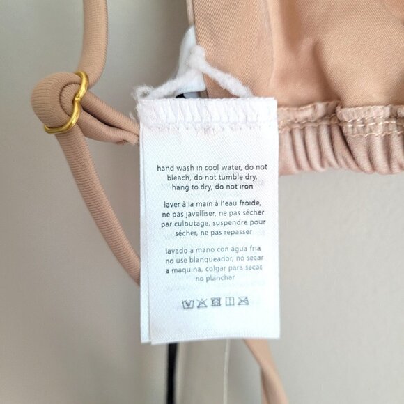 NWT Onia Alexa Ombre Croc Nude Multi Bikini Top - Picture 13 of 13